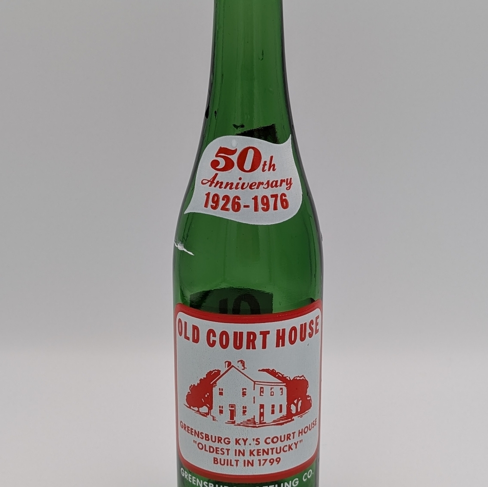 Ski ACL Soda Bottle 50th Anniversary   Greensburg Kentucky Bottle. Empty